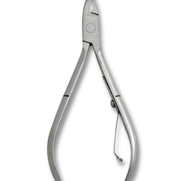 Japonesque Pro Cuticle Nipper Extra Sharp Blades Stainless Steel Distressed - Picture 4 of 4